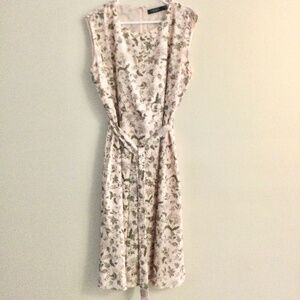 Lauren US 14 Pale Pink Midi Dress
